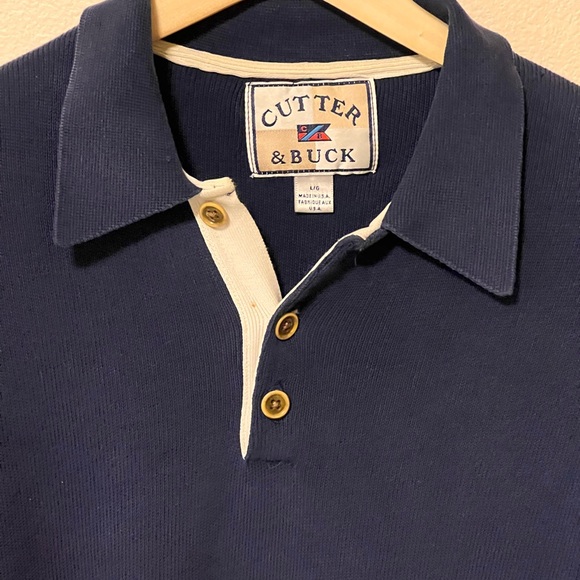 Blue Collared Sweater - Picture 3 of 3